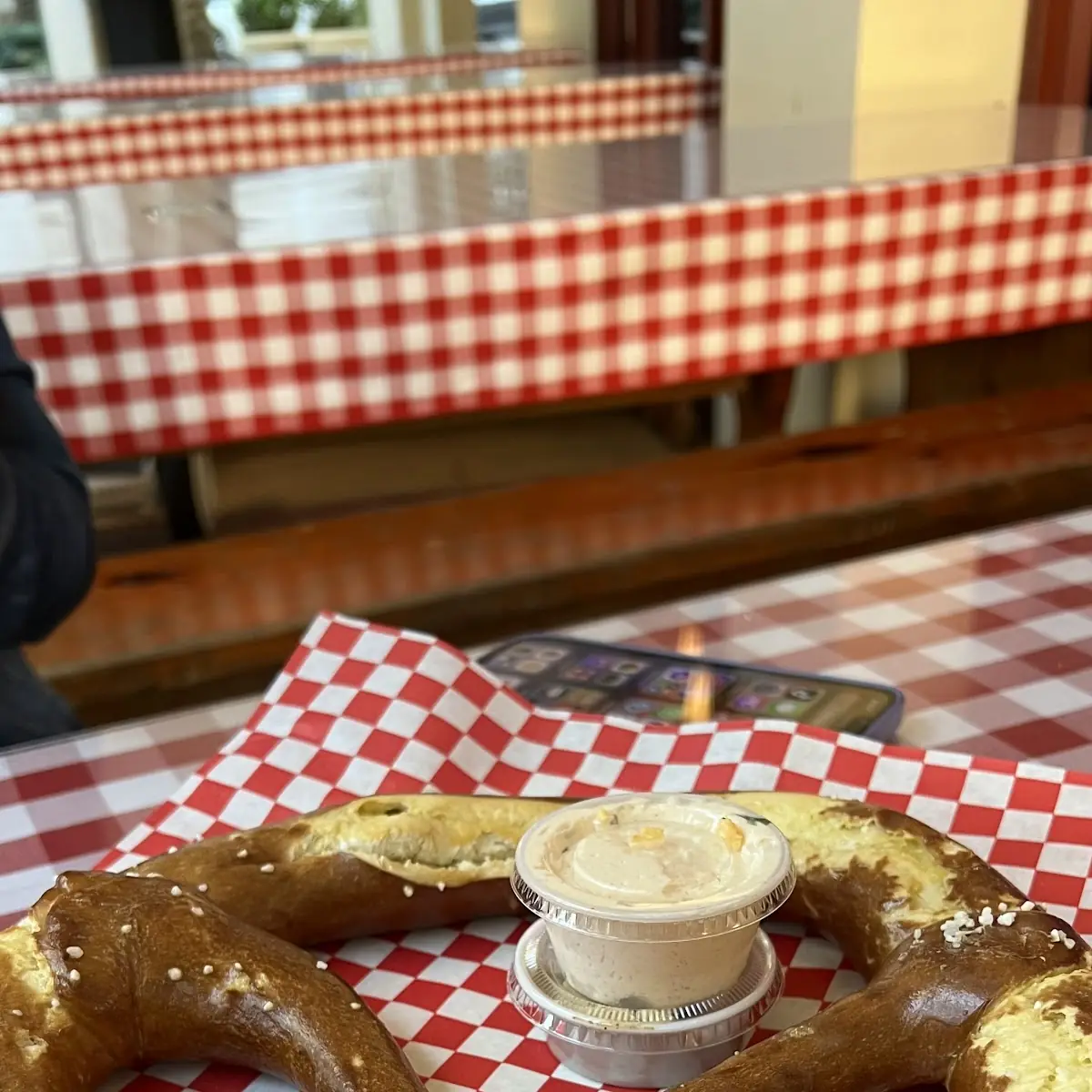 Giant Pretzel with Liptauer