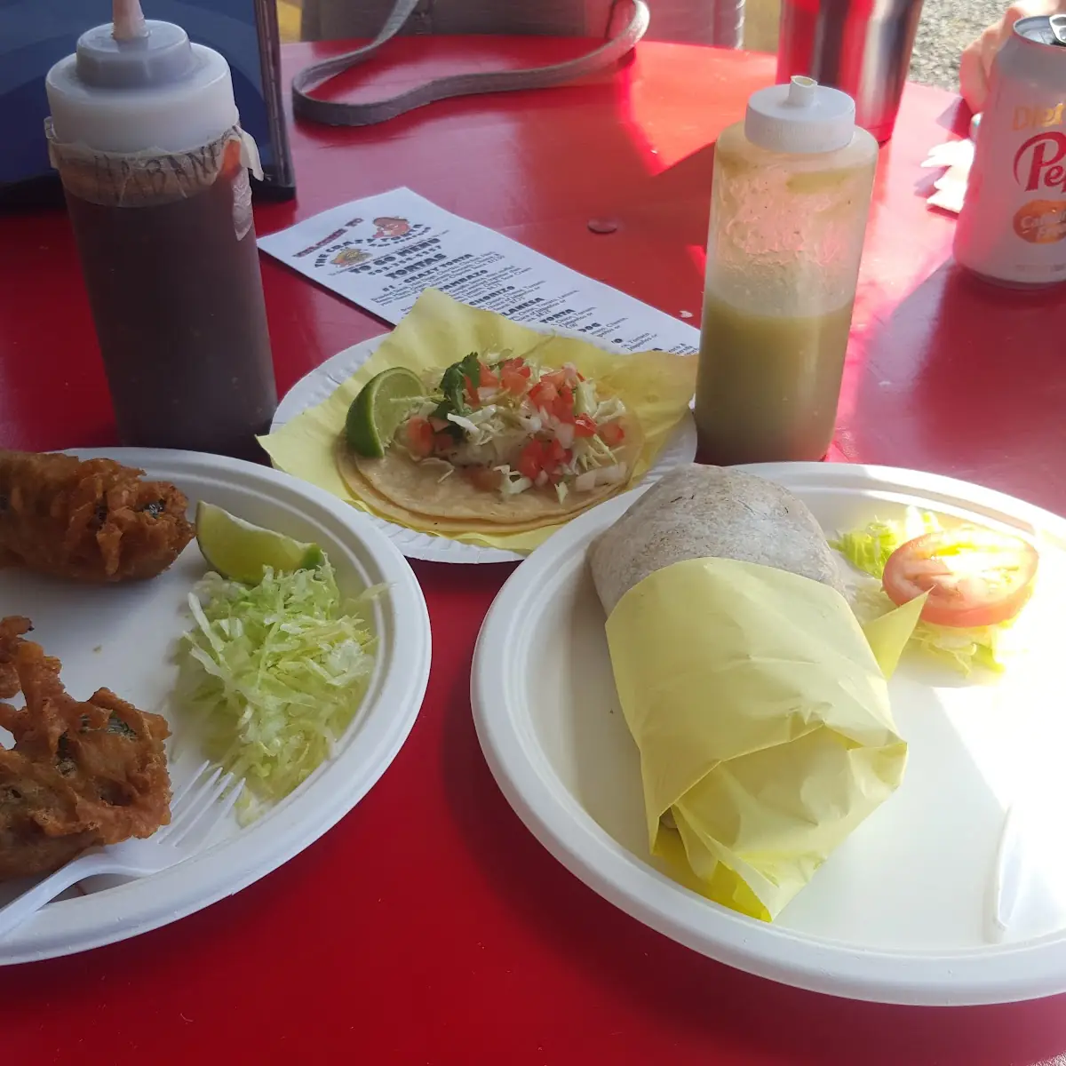 Chicken Burrito Fish Taco