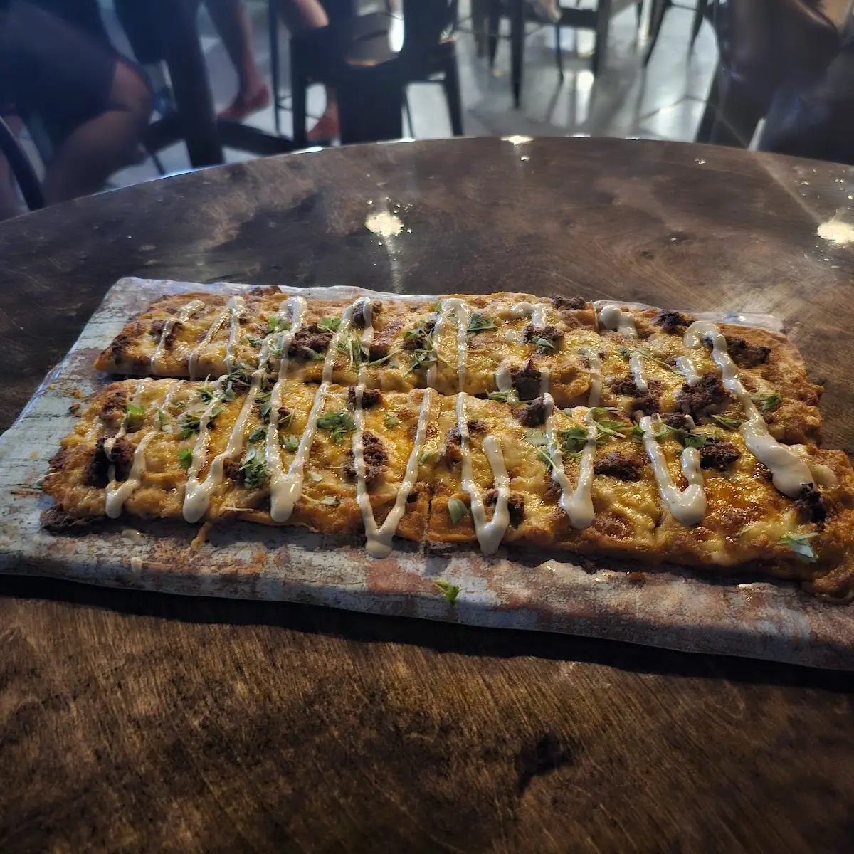 Choriqueso Flatbread Pizza