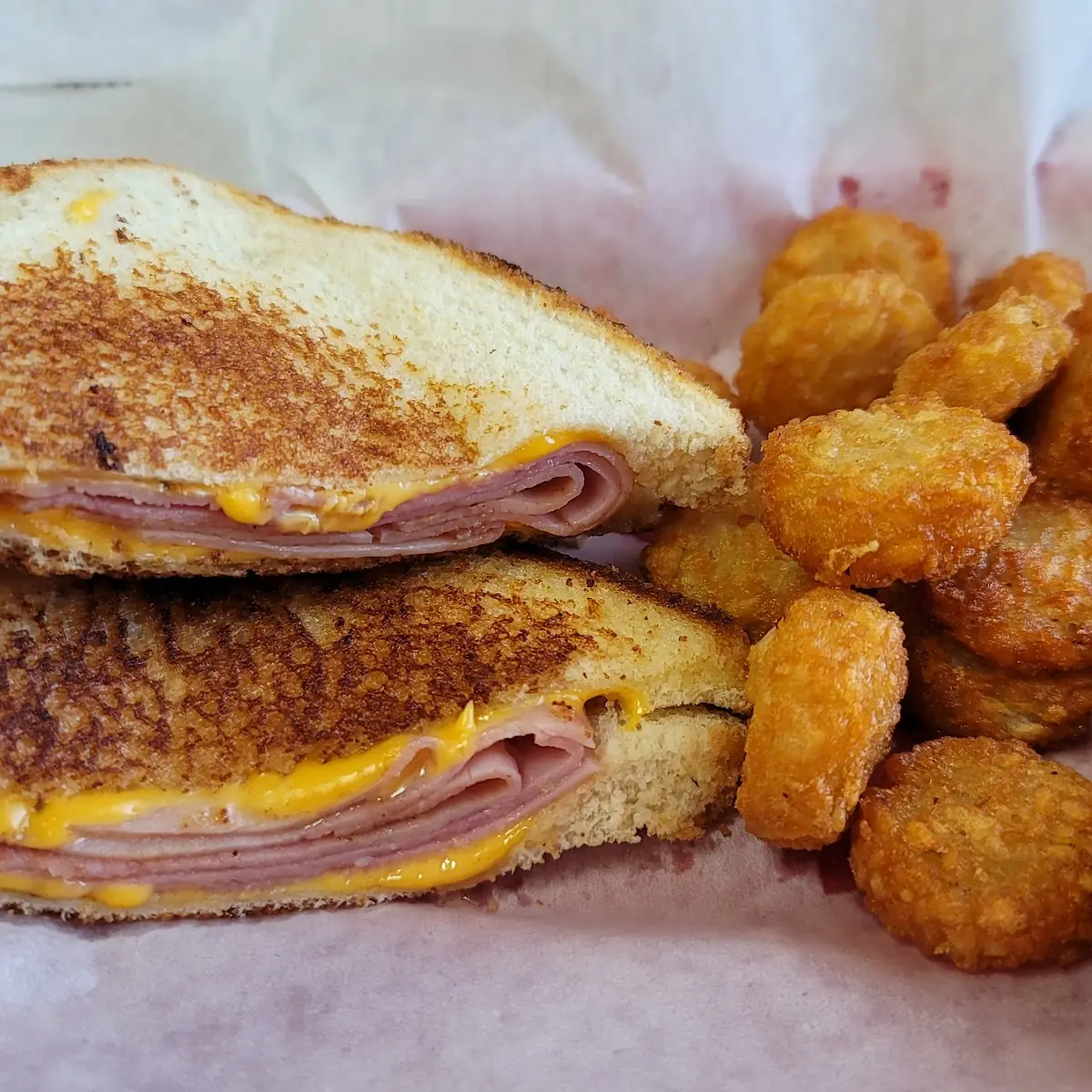 Grilled Ham and Cheese Sandwich