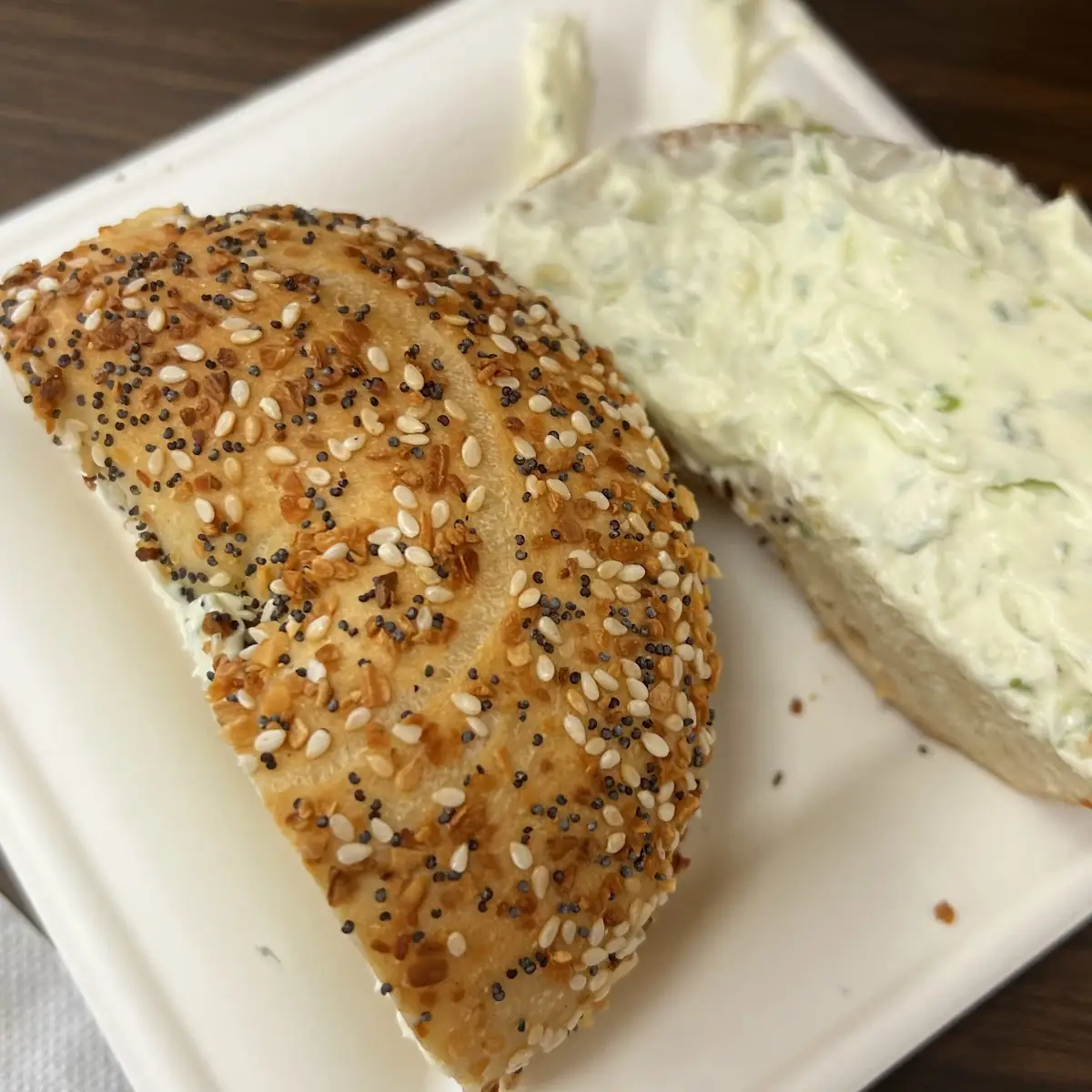 Everything Bagel with Chive Cream Cheese