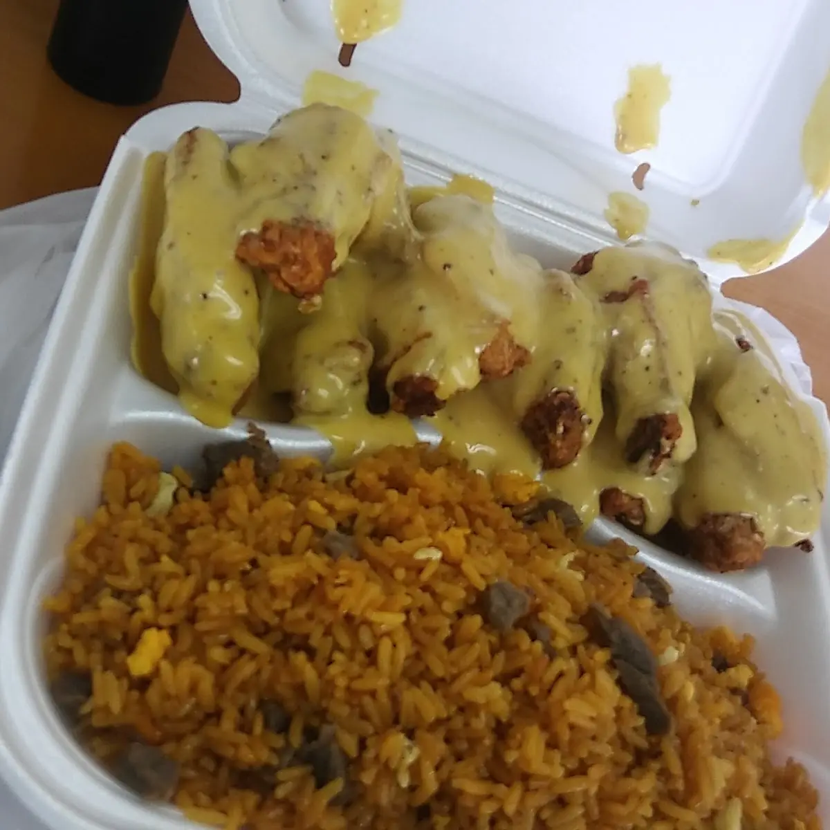 10pc Honey Mustard Chicken Fried Rice
