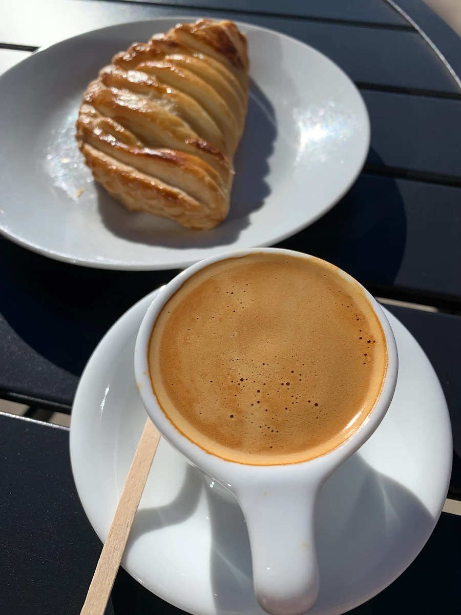 Double Espresso and Apple Turnover