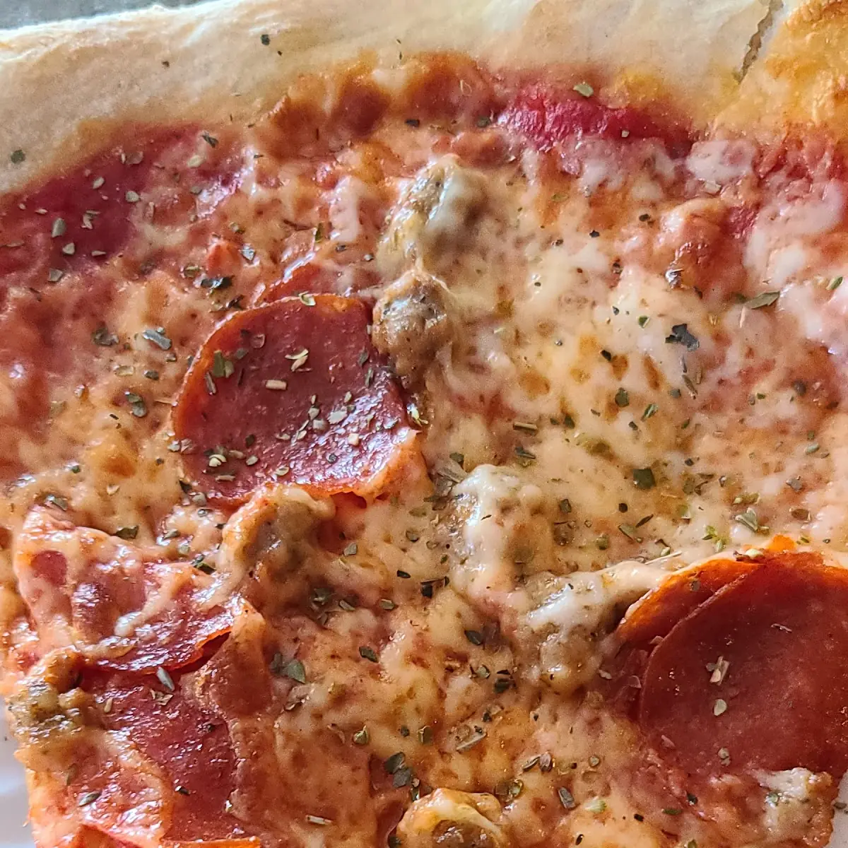 Pepperoni & Meatball Pizza Slice of Pizza