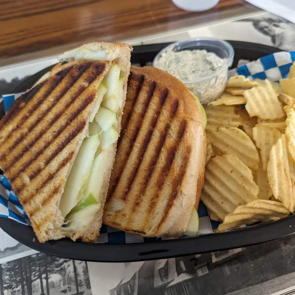 Apple and Cheese Panini, The Prince Café