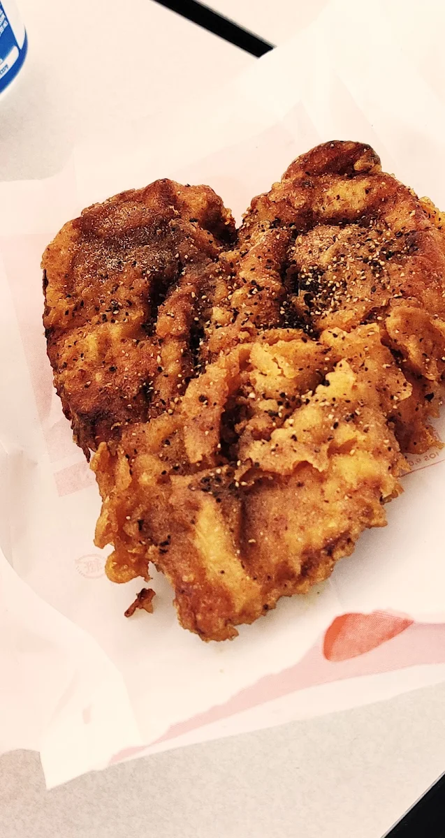 Heart Shaped Fried Chicken
