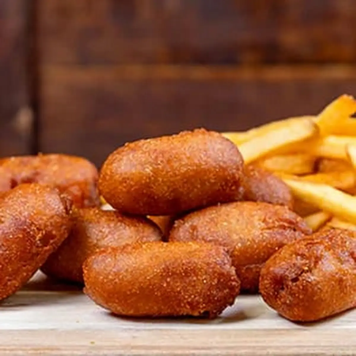Mini Corn Dogs with Fries