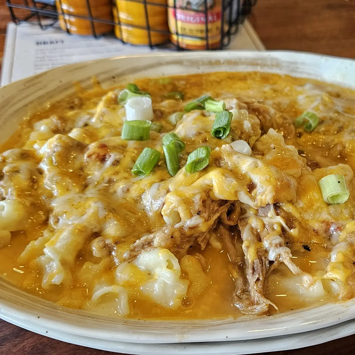 Pulled Pork Green Chili Mac