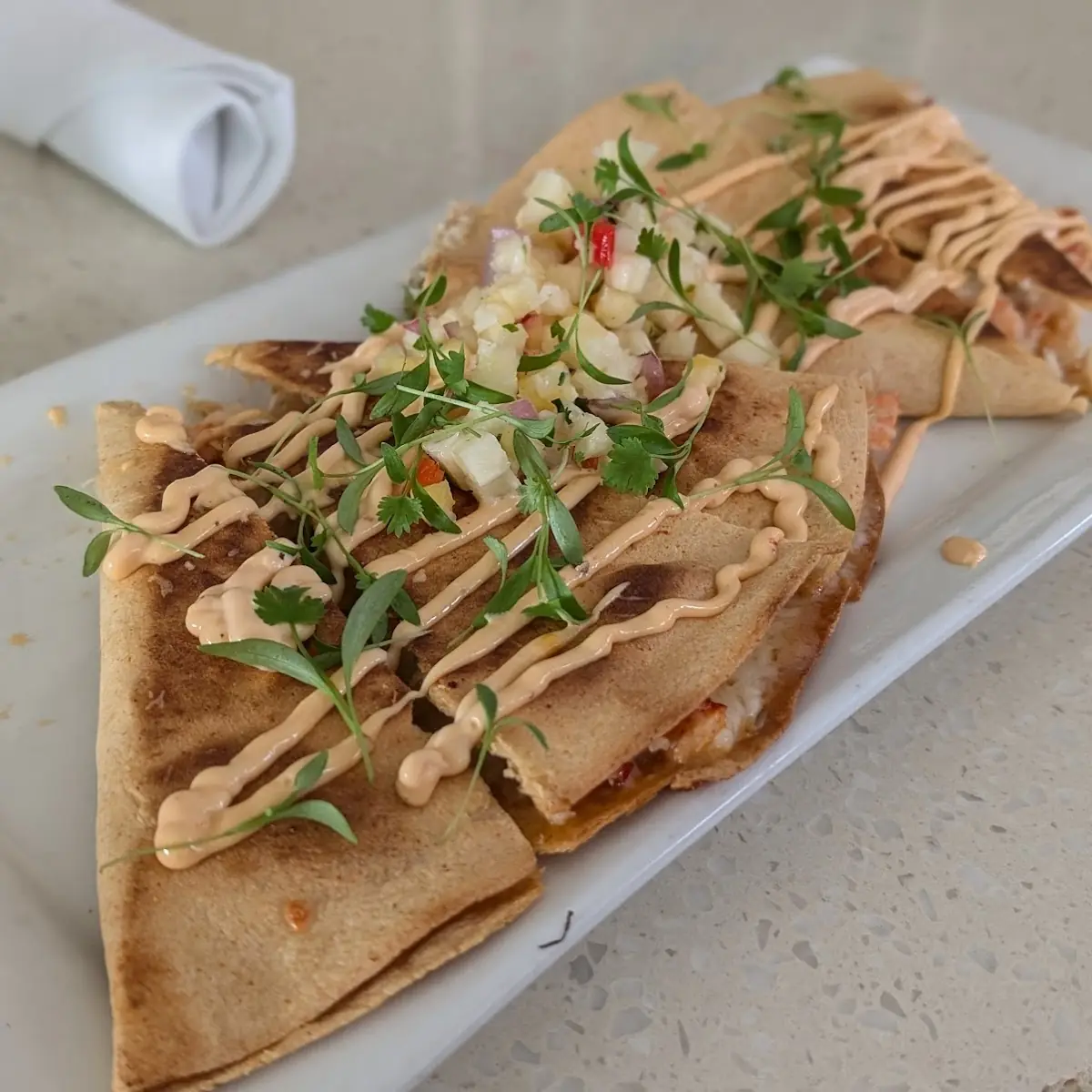 Lobster Quesadilla Appetizer