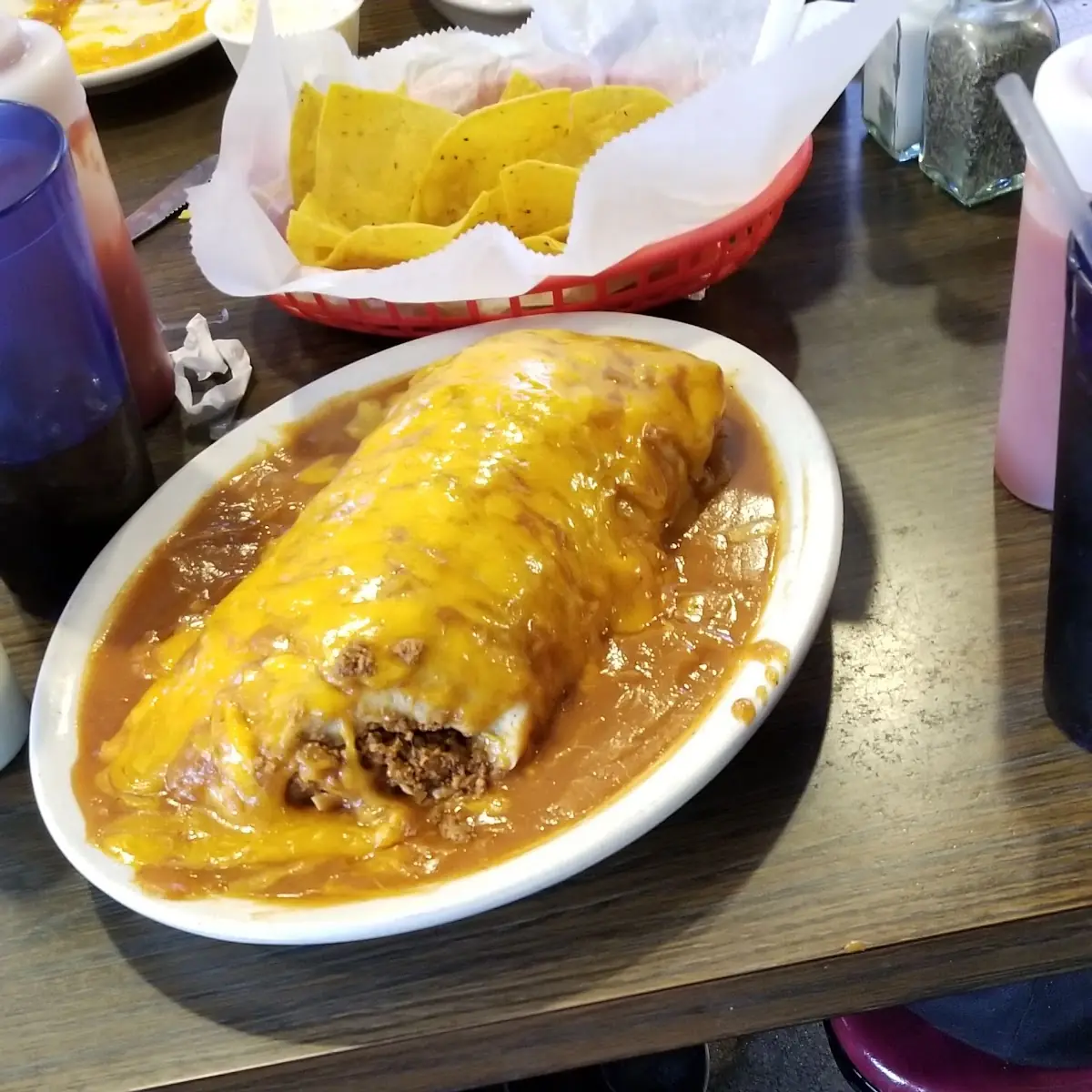 Wet Mini Burrito Hard Taco Rice Beans Cinnamon Crisps