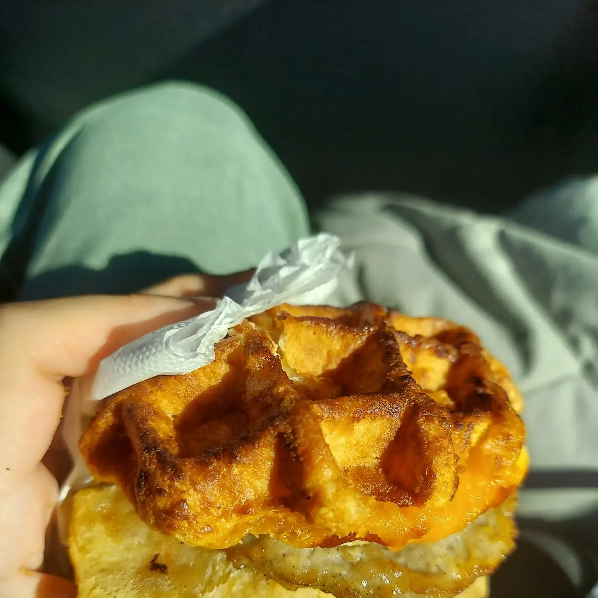 Maple Waffle Breakfast Sandwich