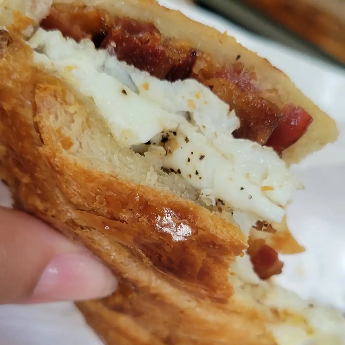 Breakfast Sandwich on a Croissant