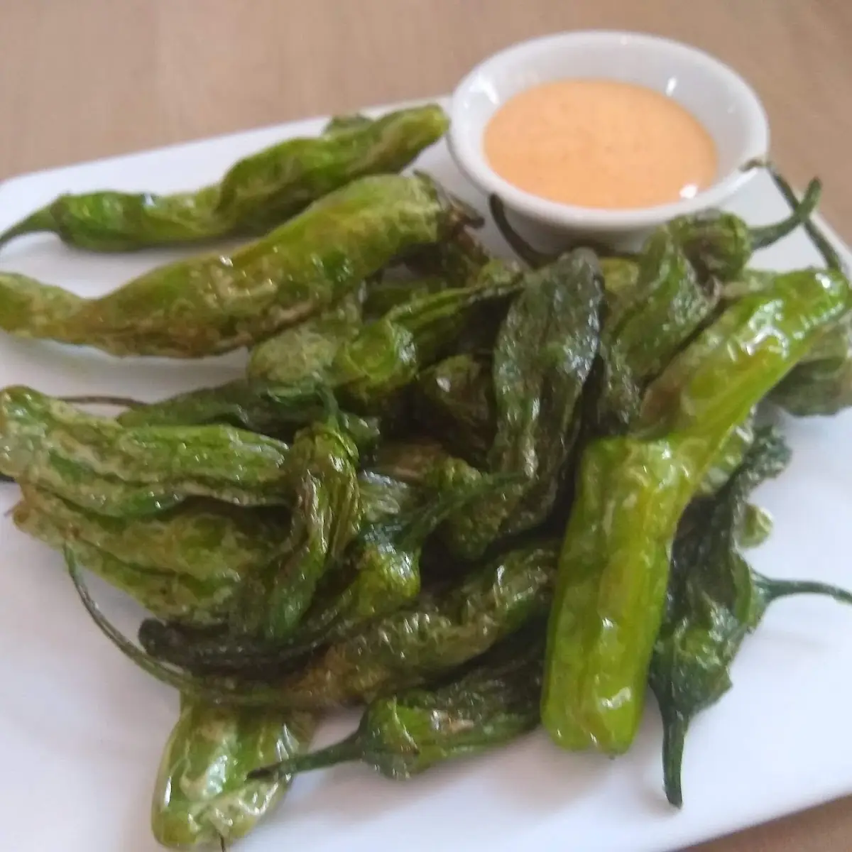Fried Shishito Peppers