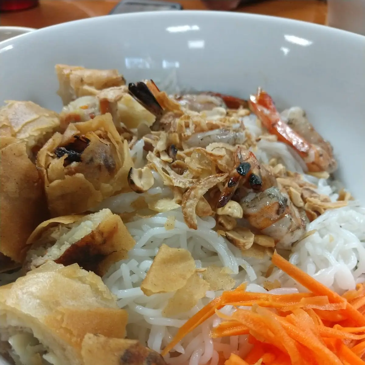 Grilled Shrimp and Egg Roll Vermicelli