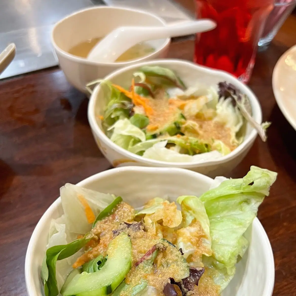 House Salad with Ginger Dressing