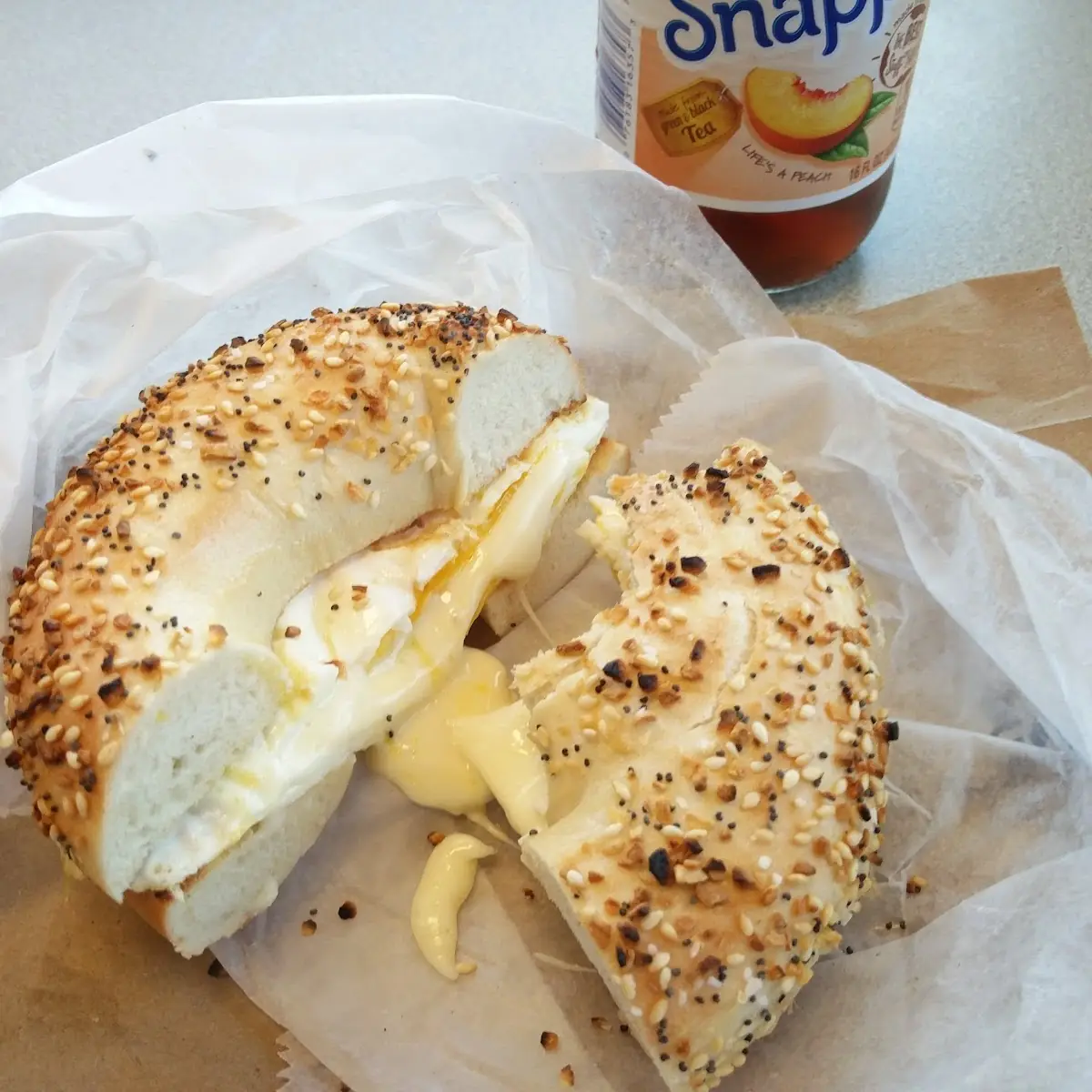 Egg and Cheese Bagels