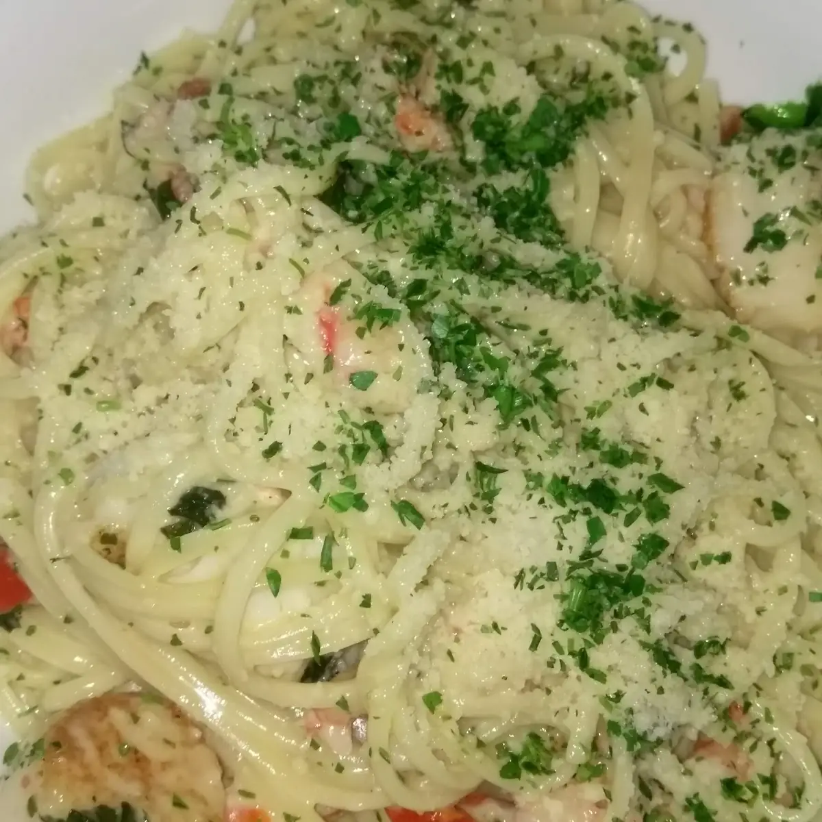 Seafood Pasta Shrimp Scallops & Lobster