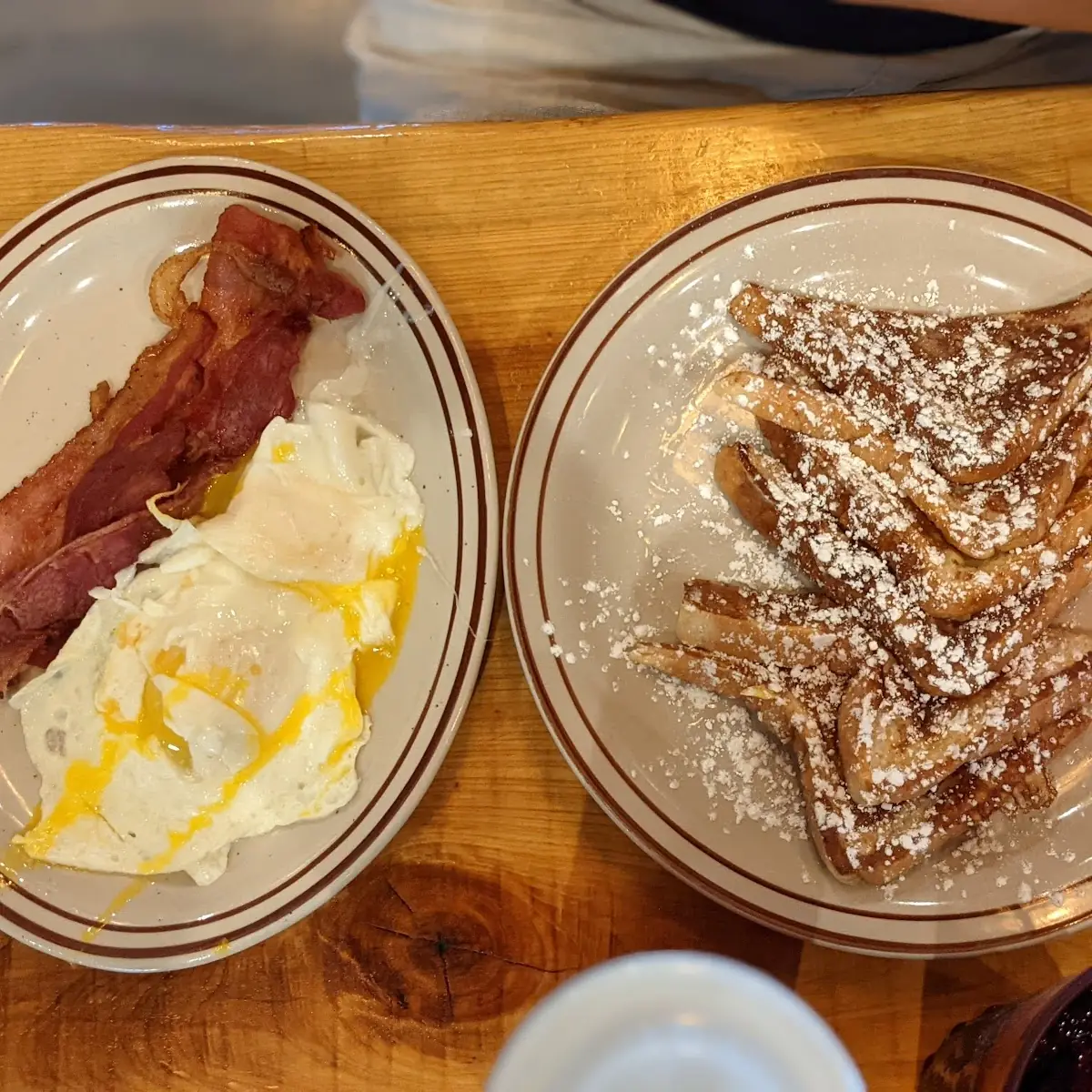 French Toast Eggs & Bacon
