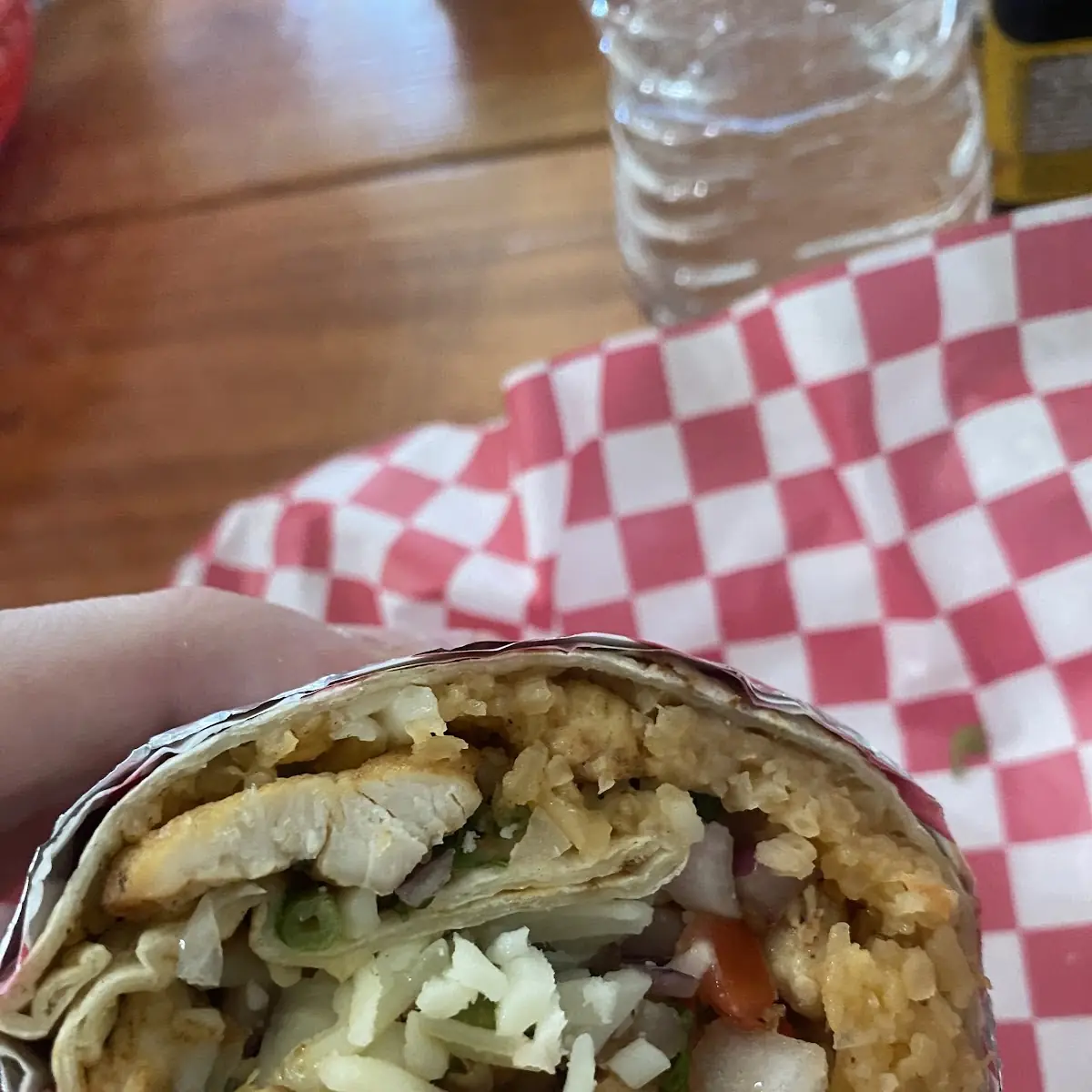 One Bean Burrito Rice and Beans