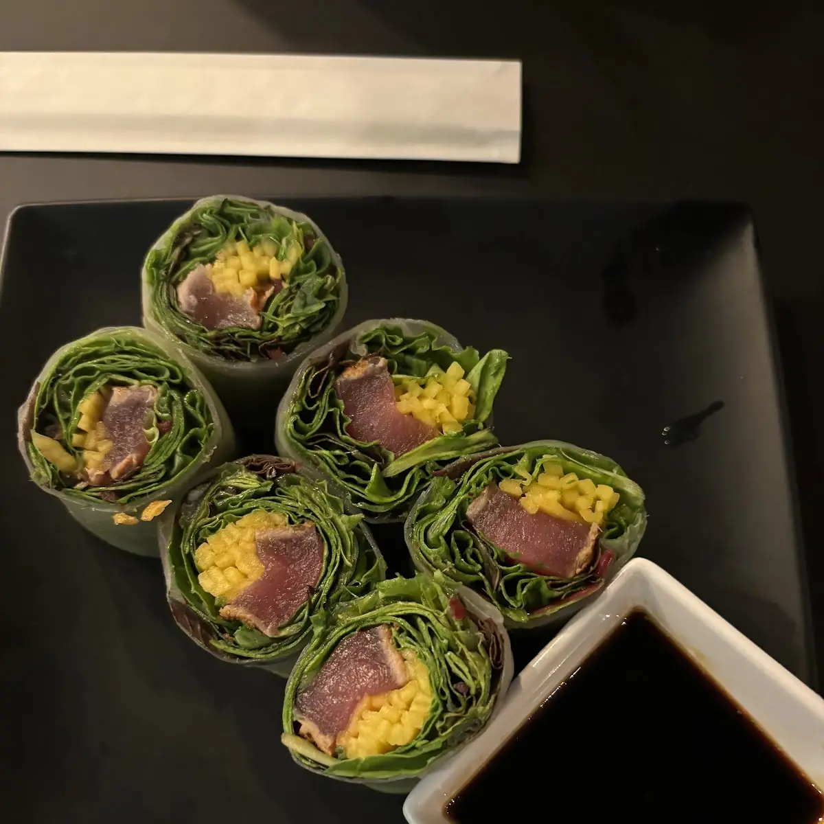 Salmon Spring Roll
