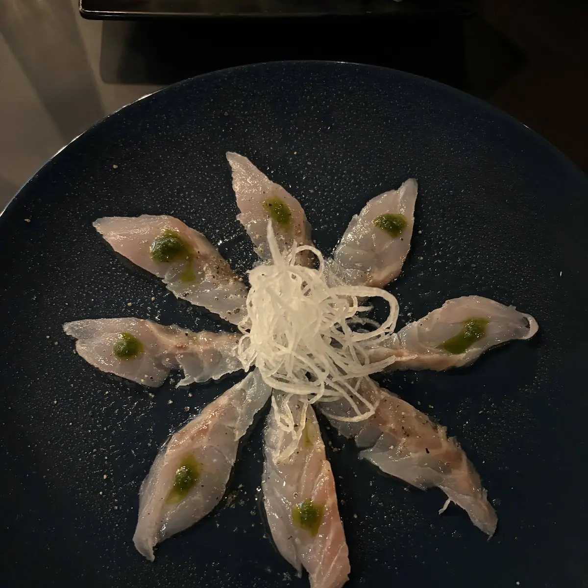 Striped Bass Carpaccio