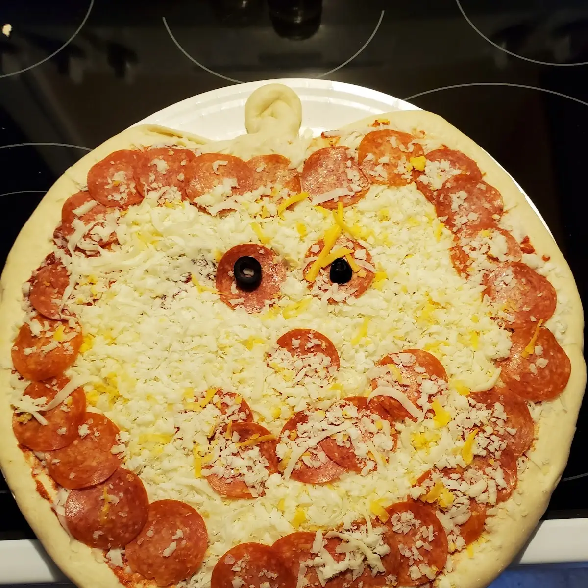 Jack-O Pepperoni Pizza