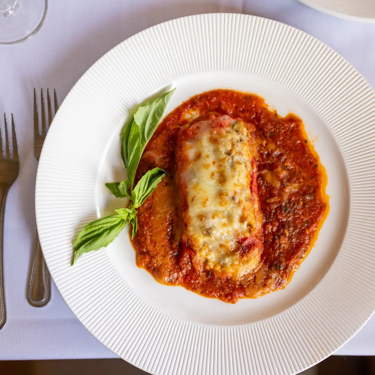 Chicken or Veal Parmigiana