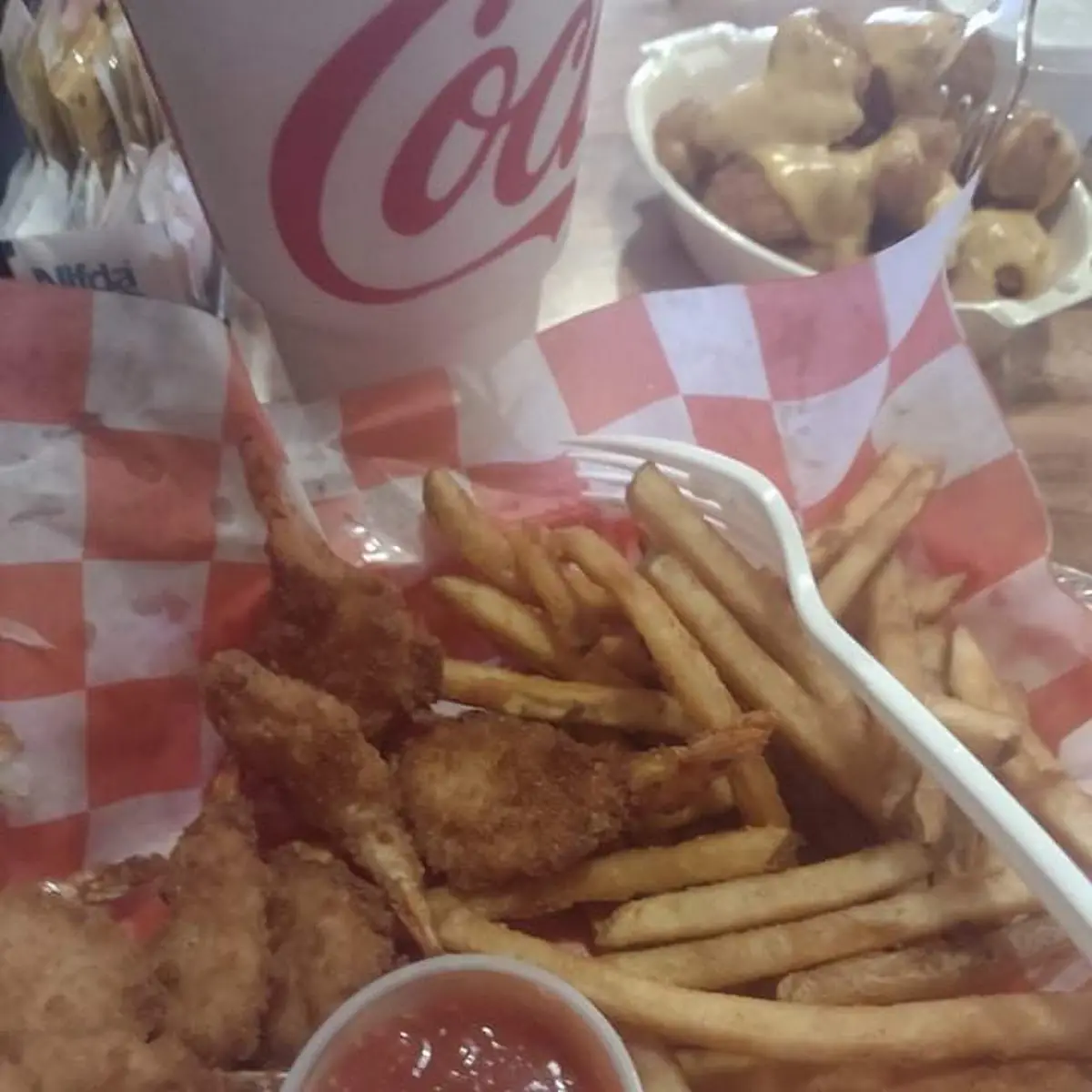 Fried Shrimp Cajun Fries
