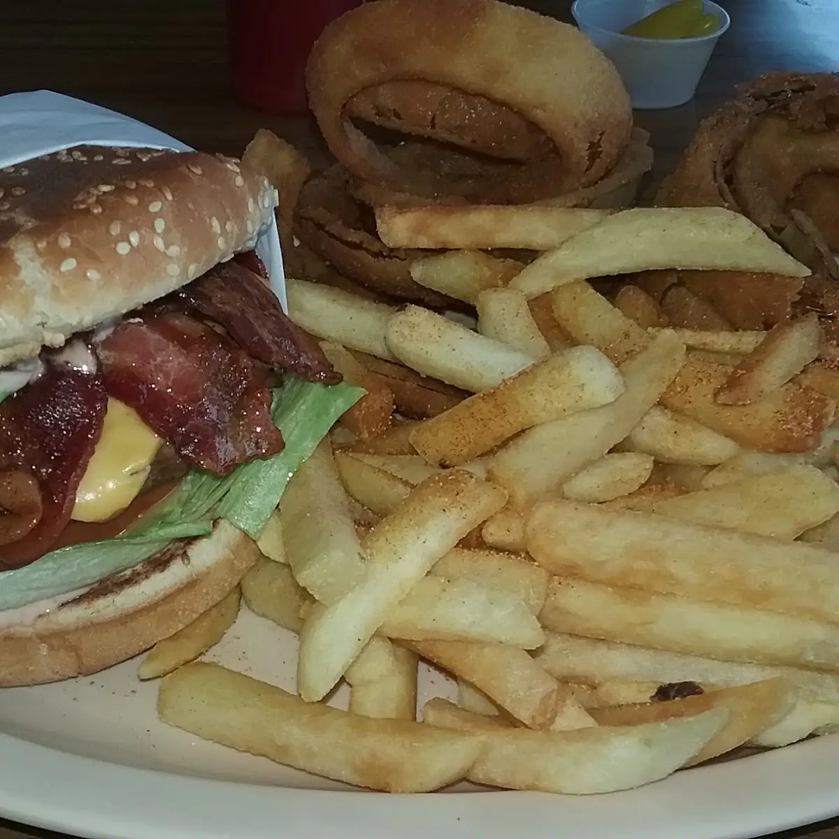 Bacon Avocado Cheese Burger