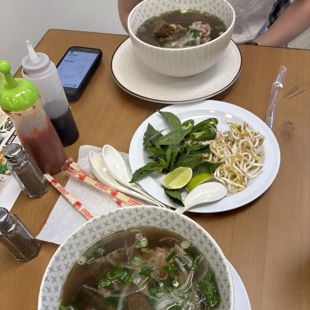 Beef Noodle Soup with Onions