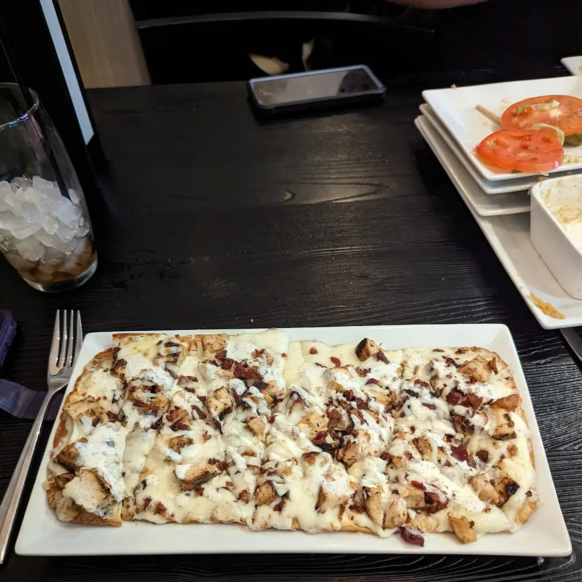 Chicken Bacon Ranch Flatbread