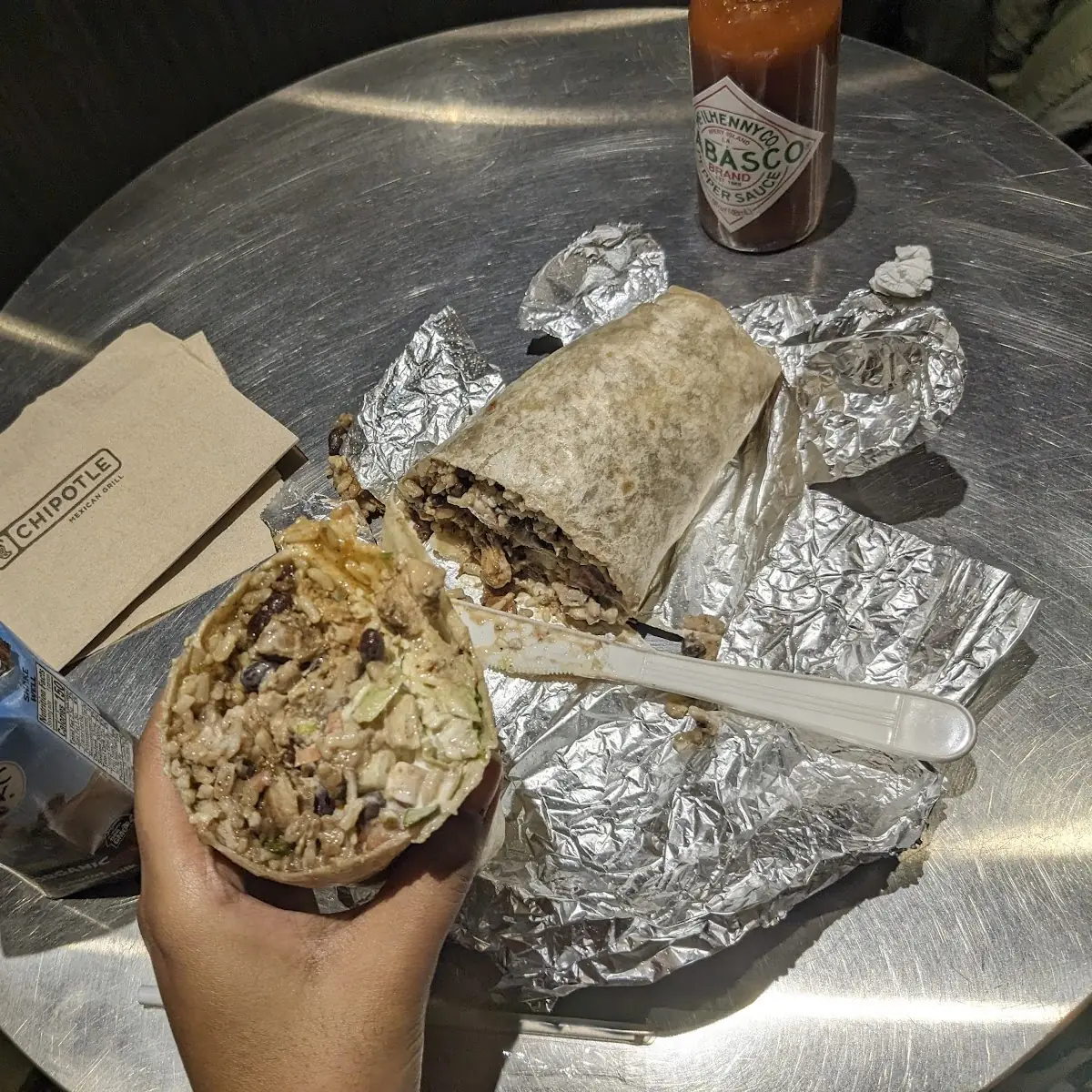 Chipotle Honey Chicken Burrito