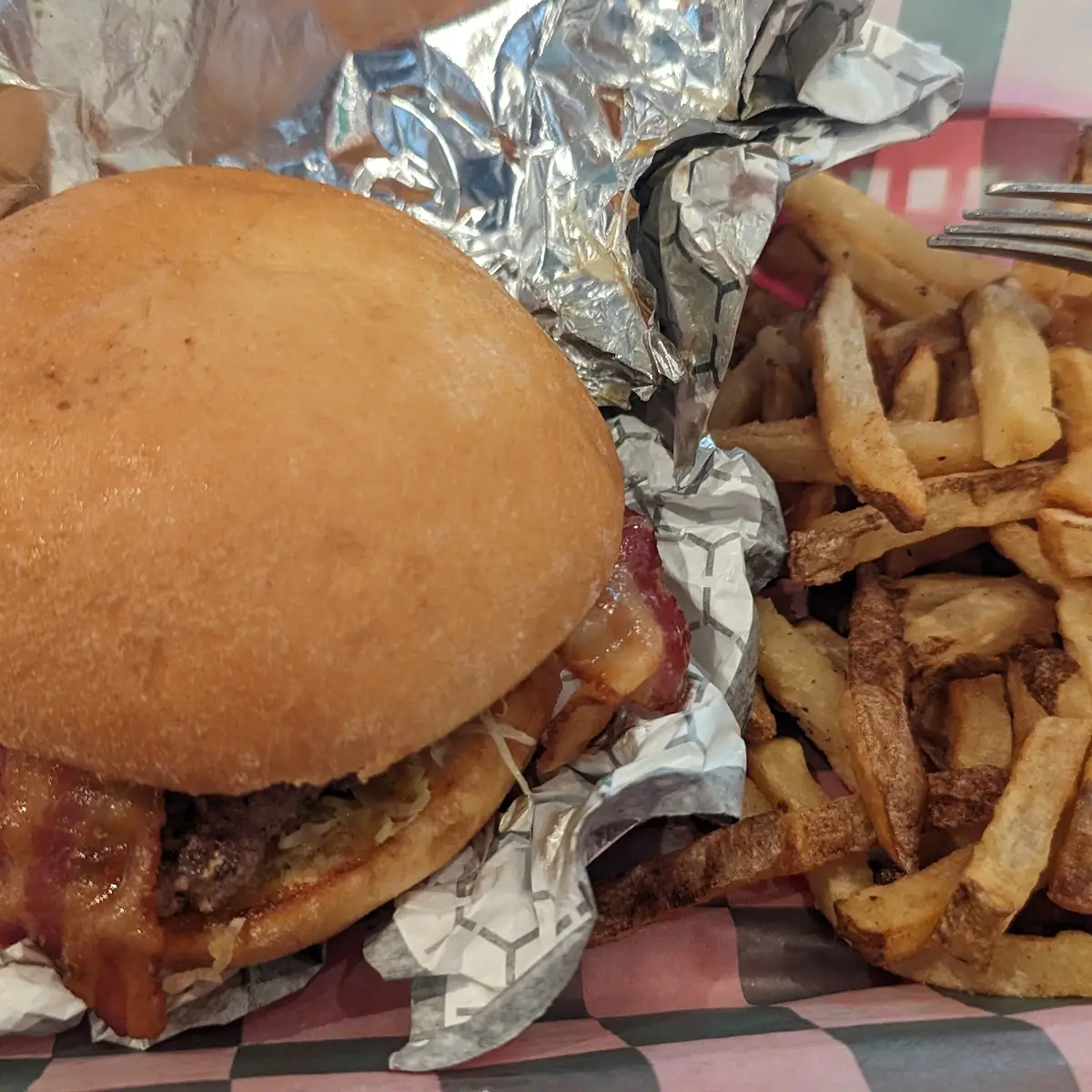 Burger and Fries