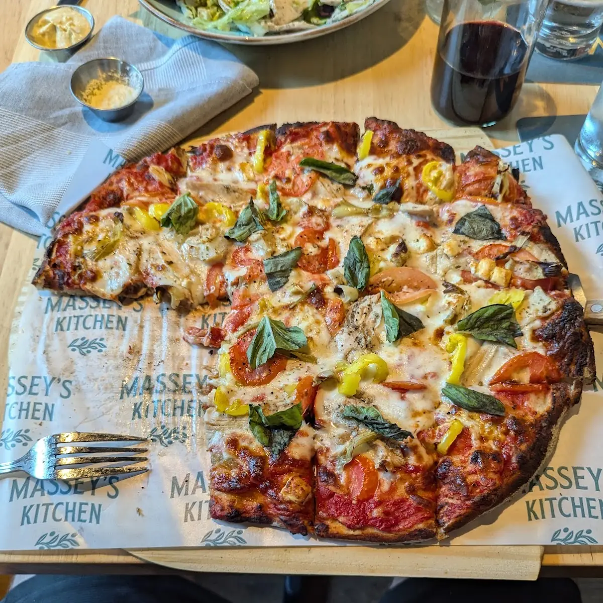 Greek Chicken Pizza