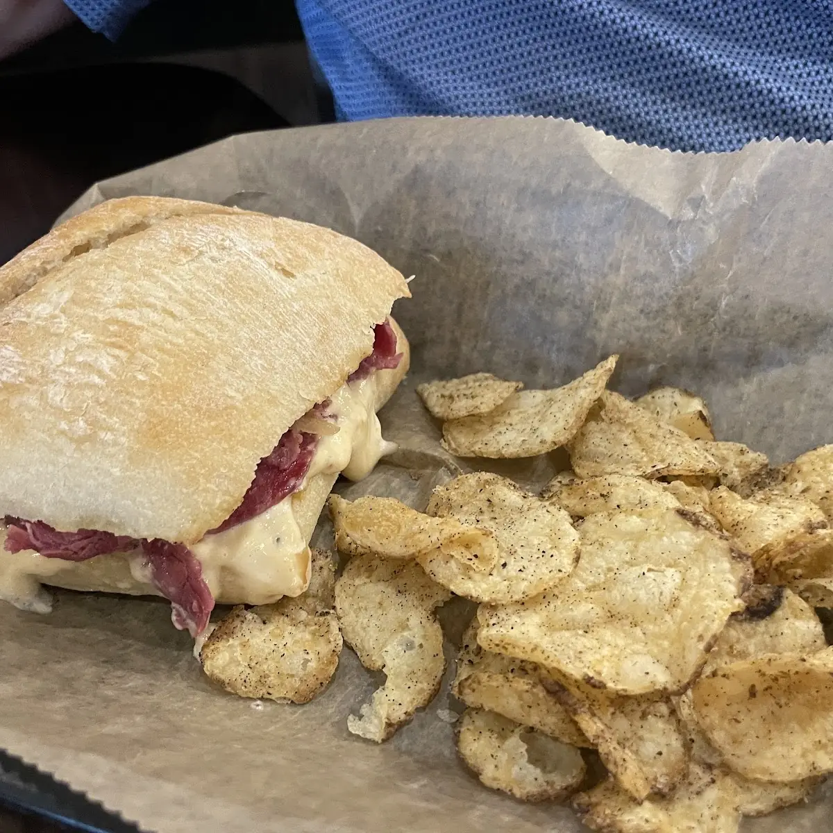 Corned Beef Ciabatta Sandwich