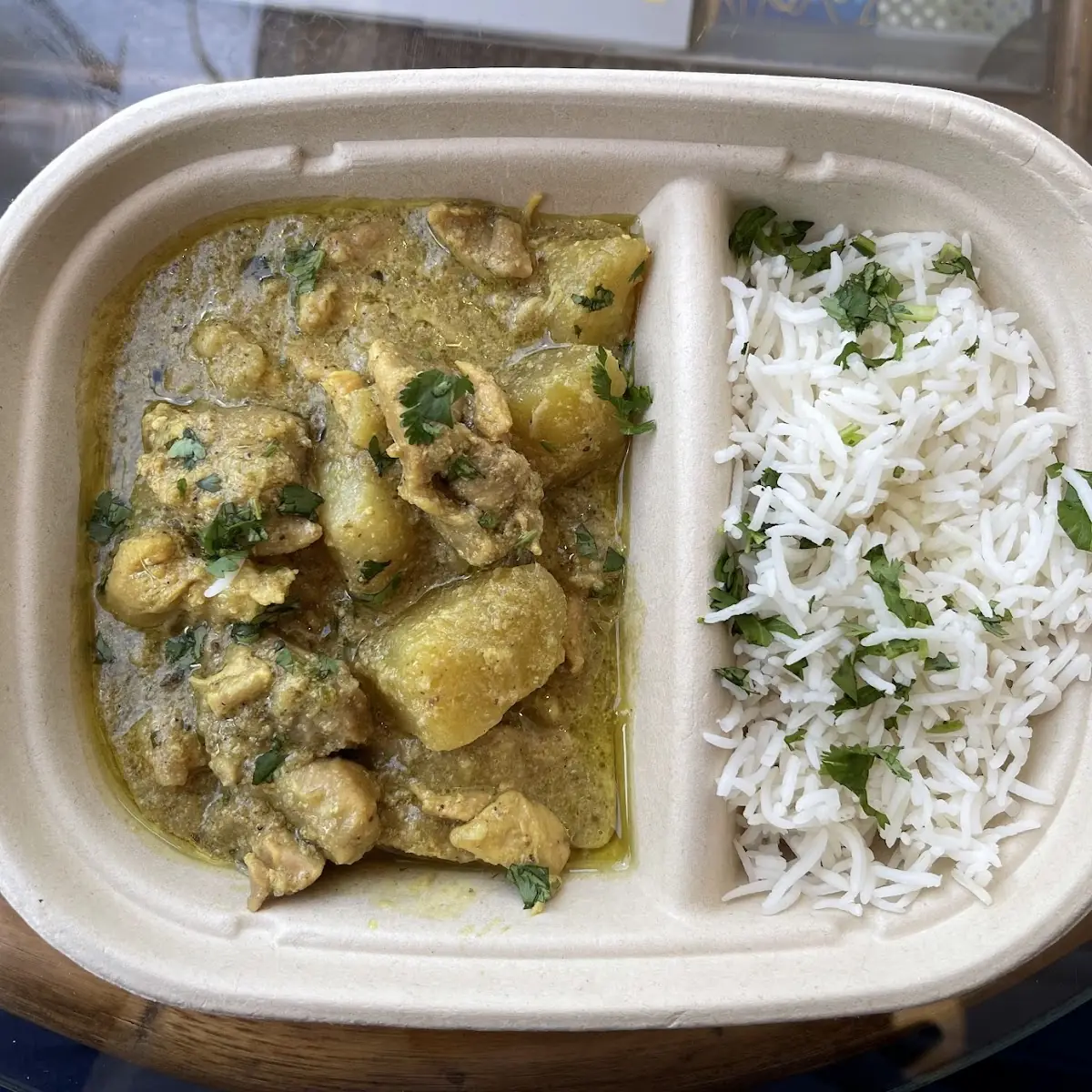 Bengali Chicken Korma with Basmati Rice