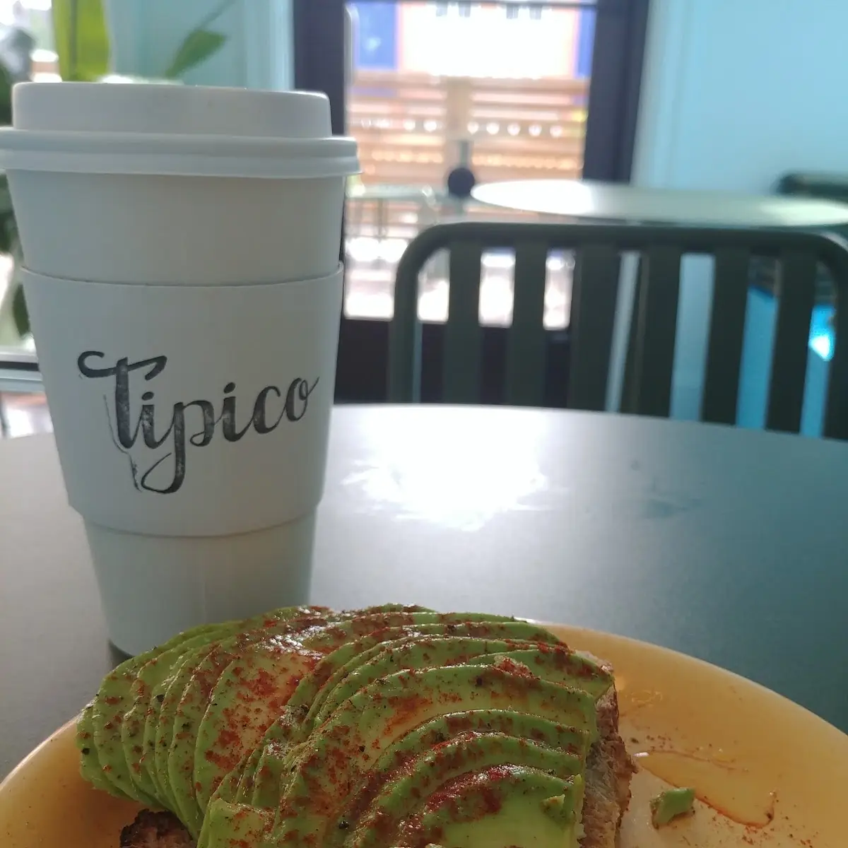 Avocado Toast Honey Latte