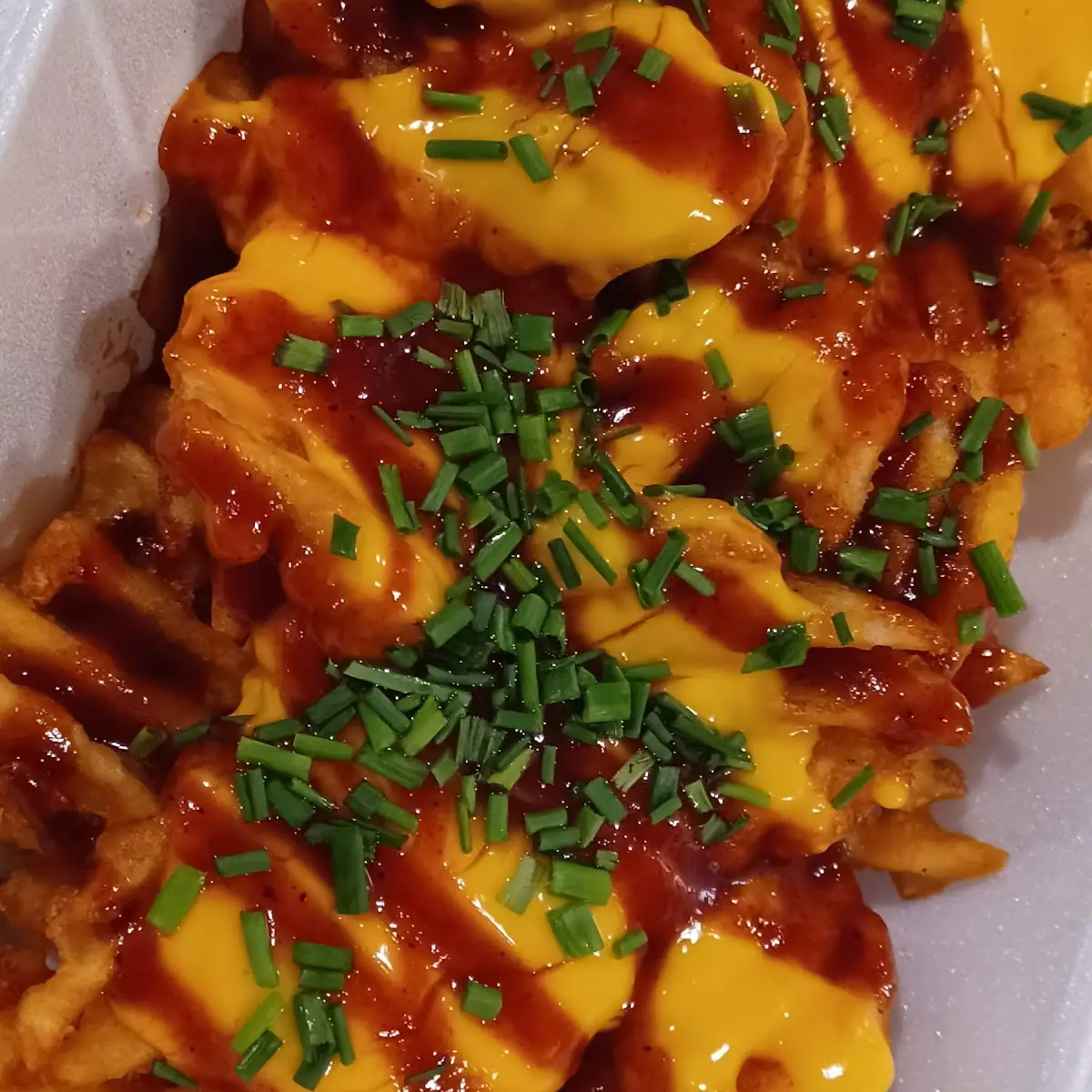 Unloaded Waffle Fries What
