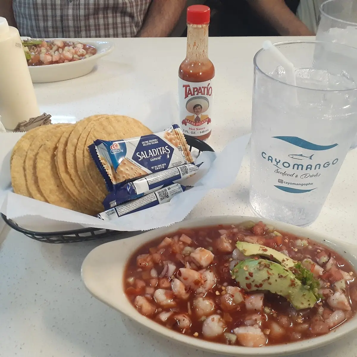 Shrimp Ceviche Tostada