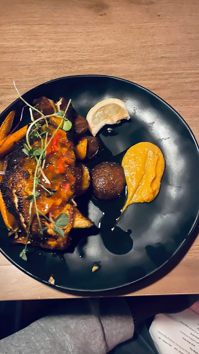 Haddock with Baked Potato, The Dory Pub & Restaurant