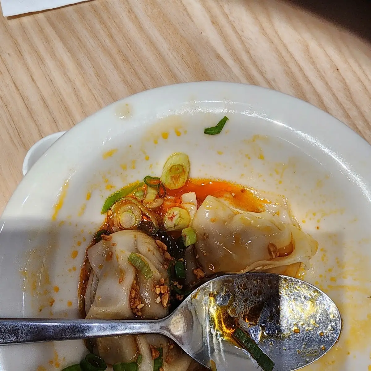 Wontons in Chili Sauce