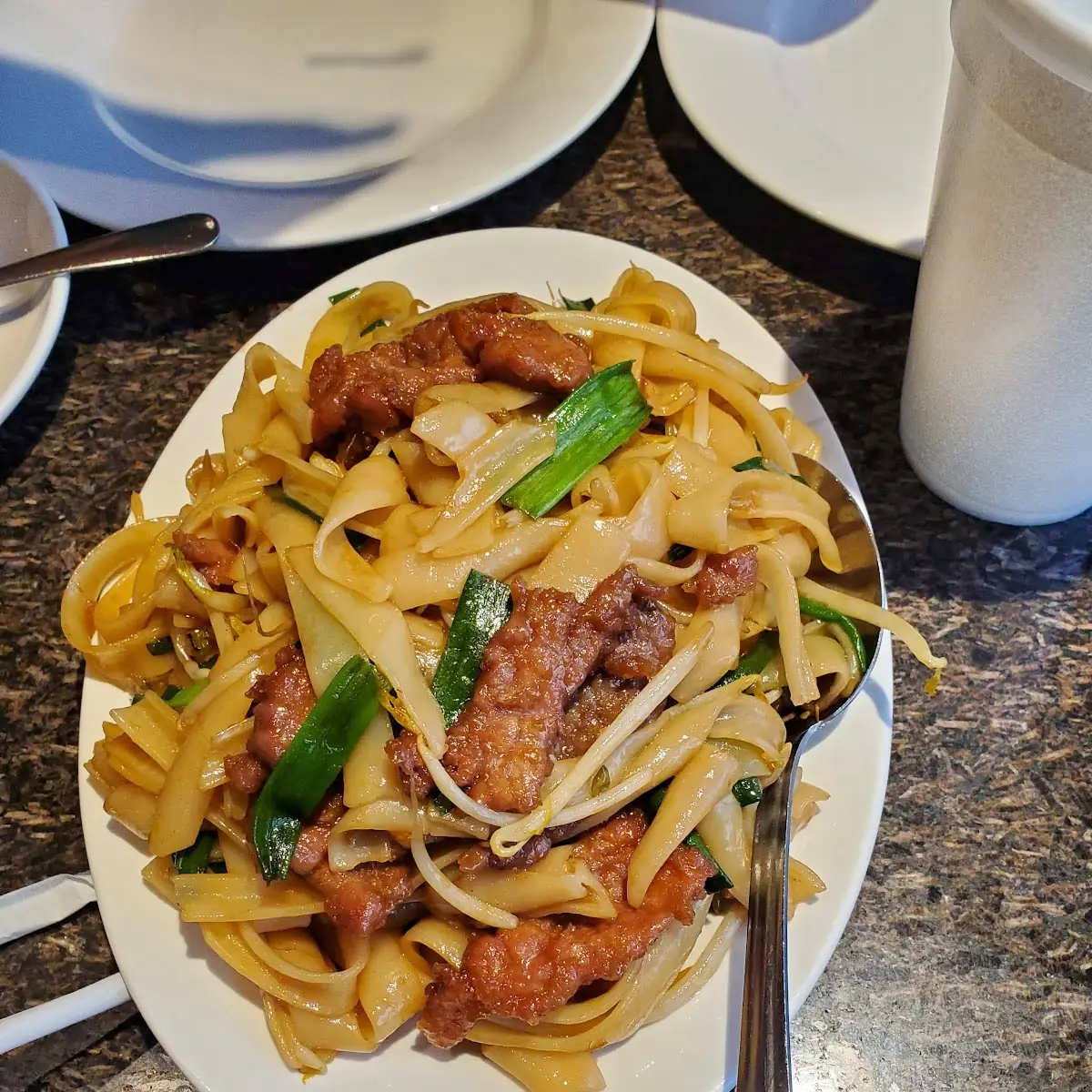 Beef Chow Fun with Black Bean Sauce
