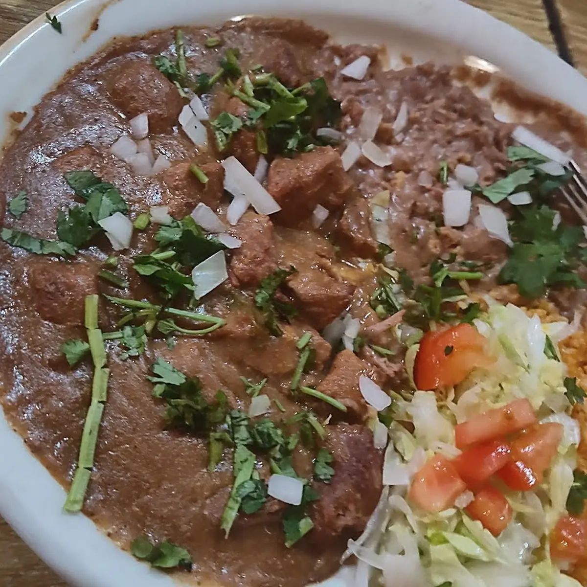 Carne Guisada Plate