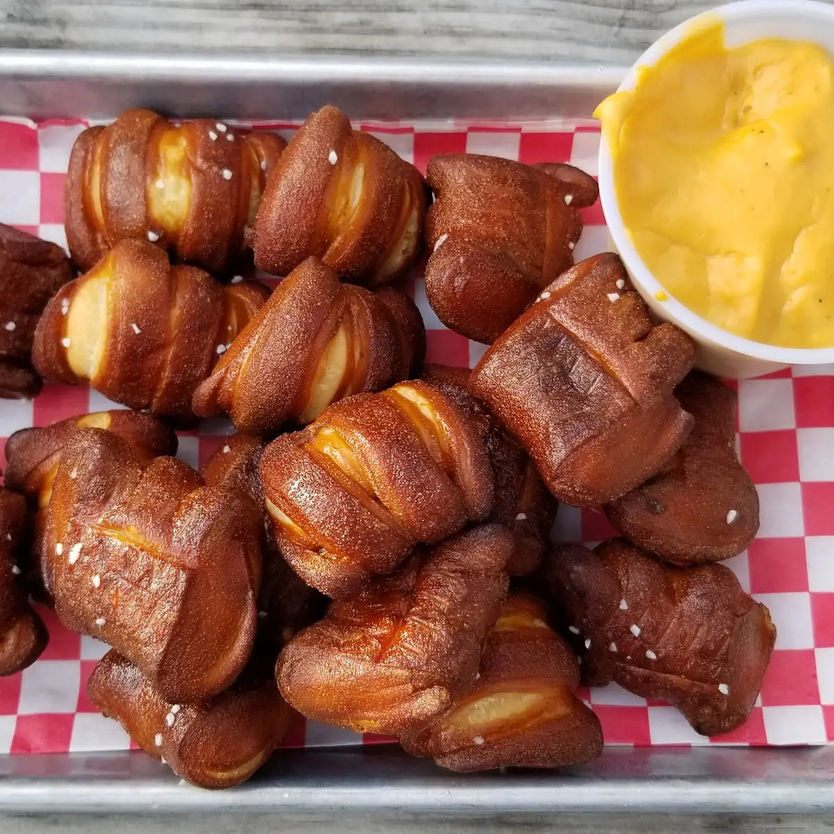 Fried Pretzel Bites