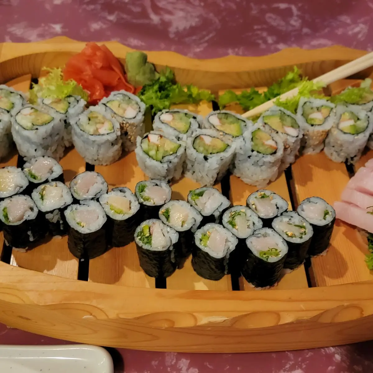 3- California Rolls 3- Yellowtail Rolls 8- Yellowtail Sashimi
