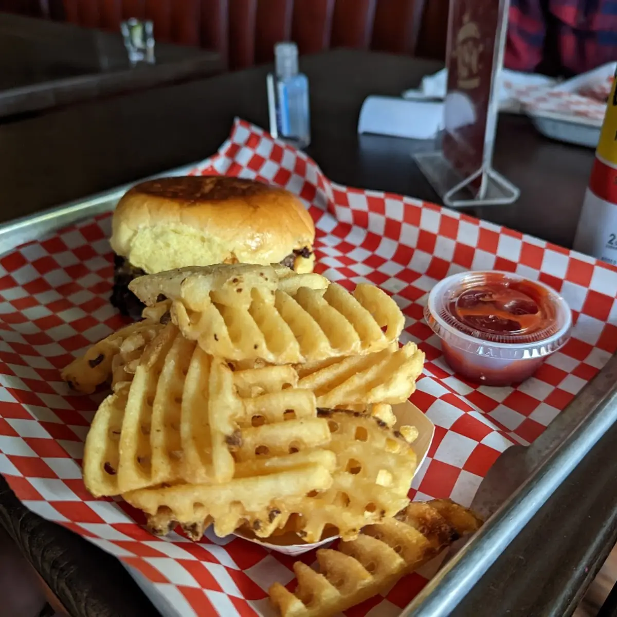Smashie and Waffle Fries