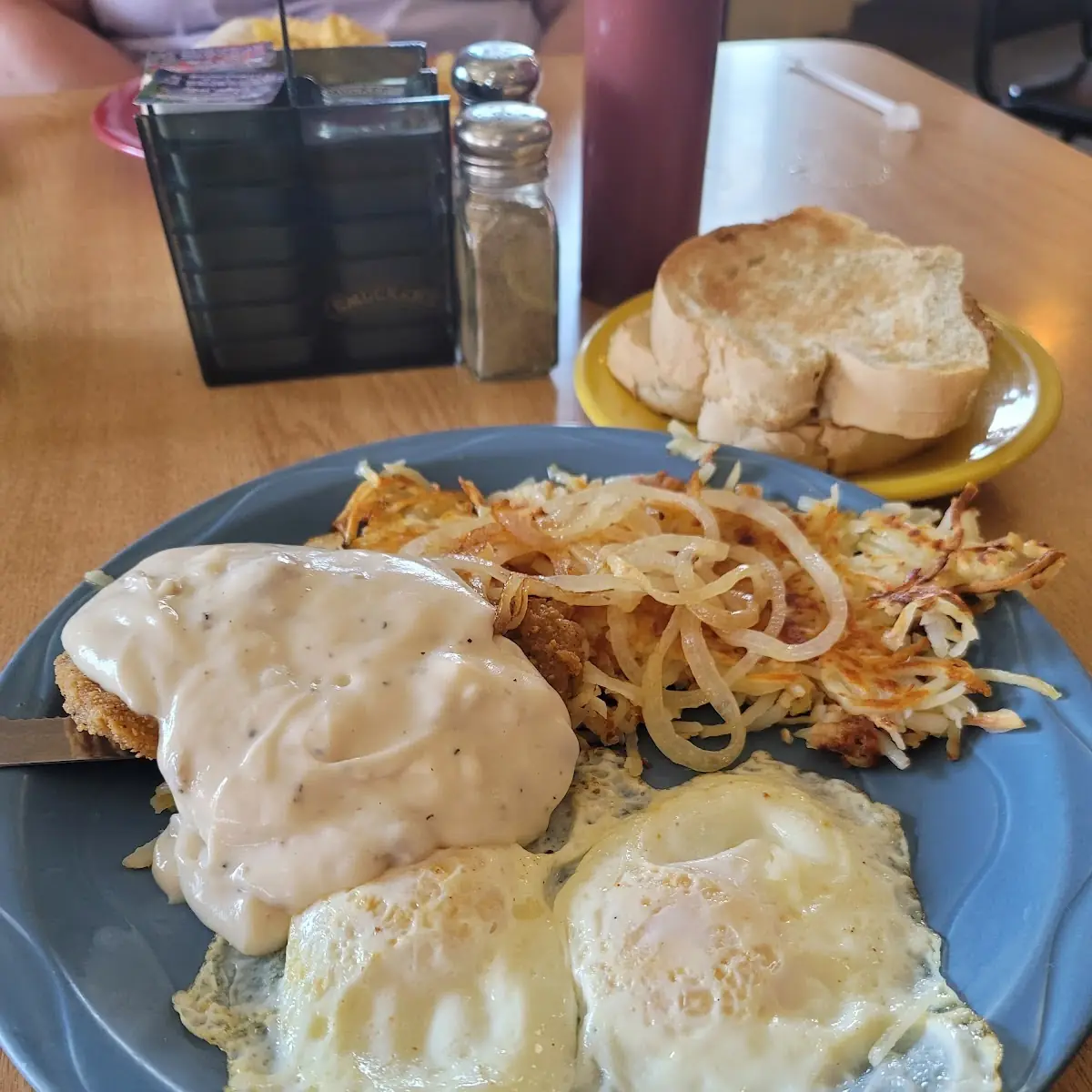 County Fried Steak and Eggs