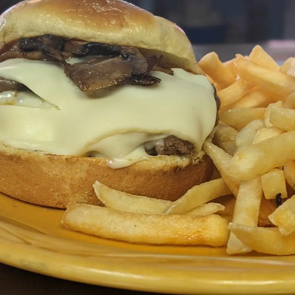Mushroom Swiss Burger
