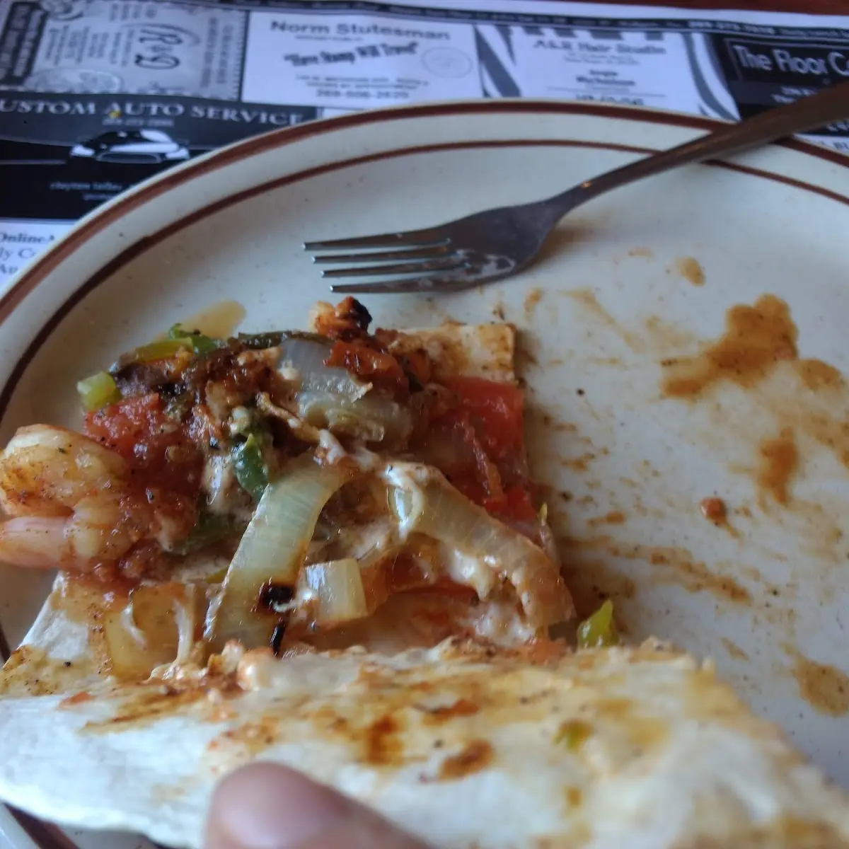 Shrimp Quesadilla