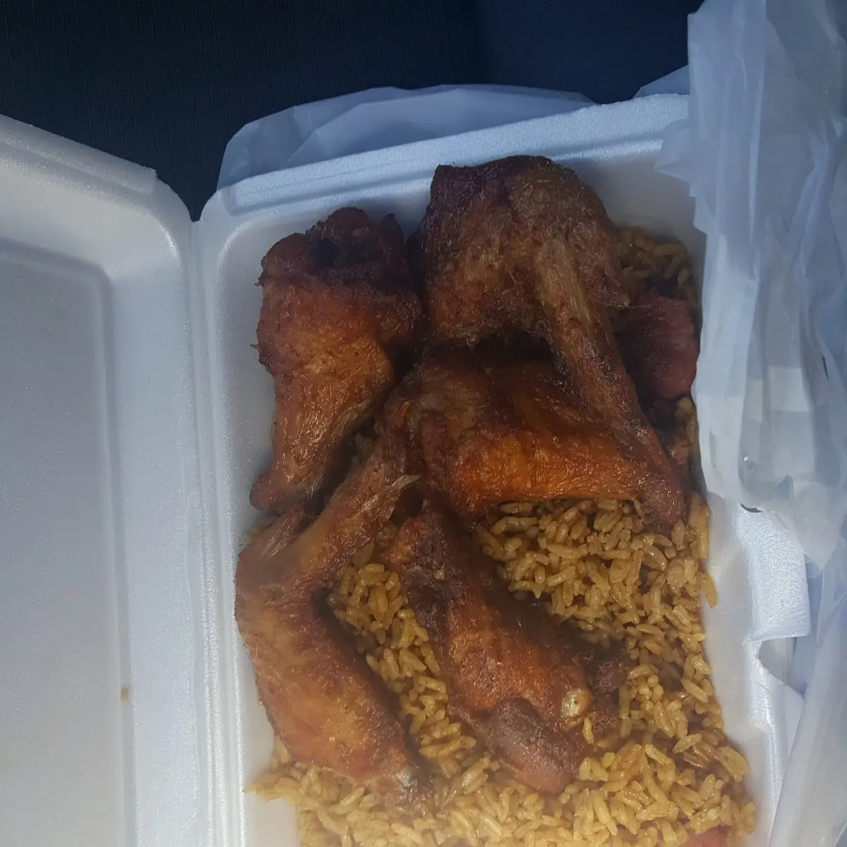 Soy Chicken Wings & Pork Fried Rice